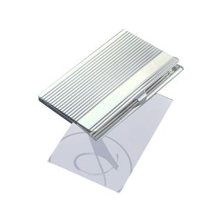 Natico Silver Business Card Holder