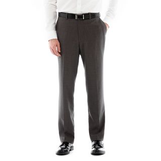 Louis Raphael Seasonal Flat Front Pants, Charcoal, Mens