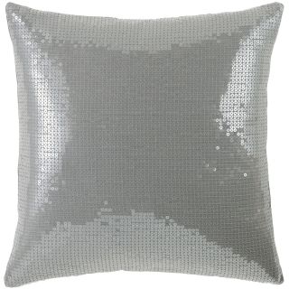 Studio Sequin 16 Square Decorative Pillow, Gray