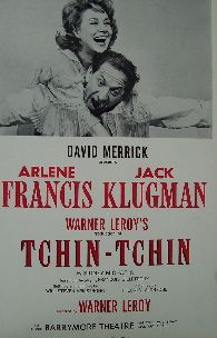 Tchin Tchin (Original Broadway Theatre Window Card)