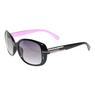 Allen B. Square Sunglasses, Black, Womens
