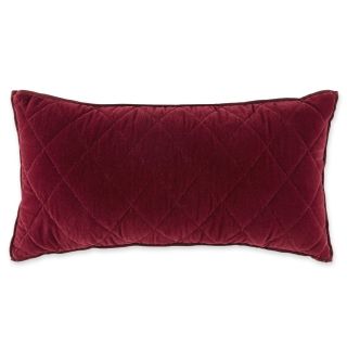 ROYAL VELVET Palace Oblong Decorative Pillow, Burgundy, Boys