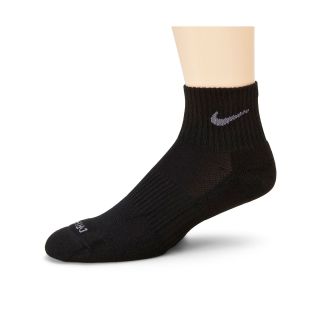 Nike 3 pk. Dri FIT Quarter Socks   Big and Tall, Black, Mens
