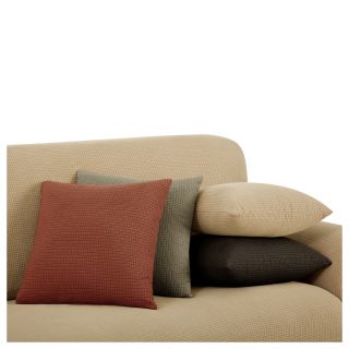Stretch Reeves Throw Accent Pillow, Chocolate (Brown)