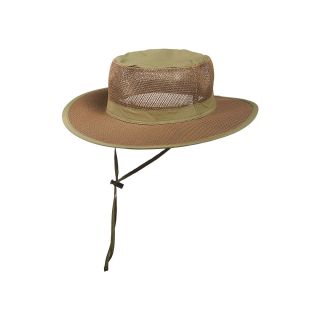 Island Shores Boonie with Mesh Brim Hat, Olive, Mens