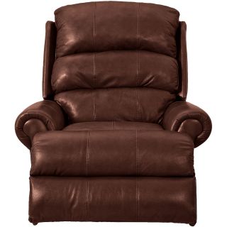 Norman Leather Recliner, Aspen Walnut