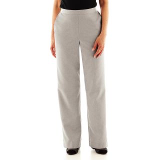 Alfred Dunner Sweet Temptations Pull On Pants, Grey, Womens