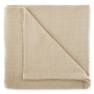 ROYAL VELVET Egyptian Cotton Blanket, Flax