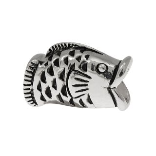 Forever Moments Oxidized Fish Bead, Womens