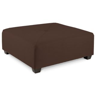 Possibilities Cocktail Ottoman, Chocolate (Brown)