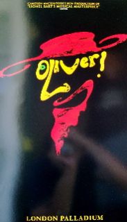 Oliver (Original London Theatre Window Card)