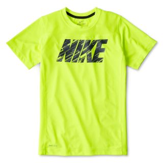Nike Short Sleeve Graphic Tee   Boys 8 20, Volt, Boys