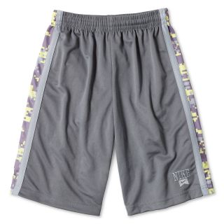 Nike Action Sports Flat Front Shorts   Boys 8 20, Med Gry, Boys