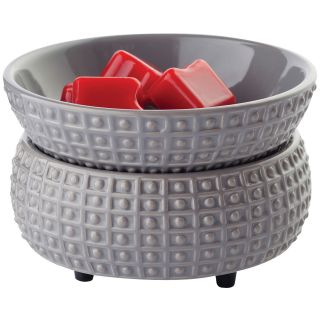 Slate Candle Warmer and Dish, Grey