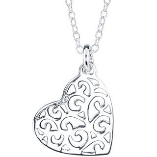 Bridge Jewelry Mom Heart Pendant Silver Plated