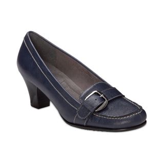 A2 BY AEROSOLES Barista Loafer Pumps, Navy, Womens