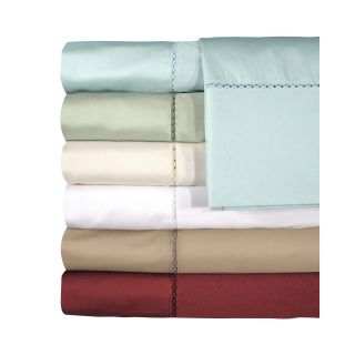 American Heritage 500tc Egyptian Cotton Sateen Embroidered Bella Sheet Set,