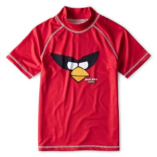 Angry Birds Mask Rashguard   Boys 6 10, Red, Boys