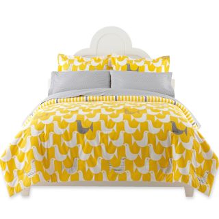 HAPPY CHIC BY JONATHAN ADLER Birds Complete Bedding Set with Sheets, Yellow