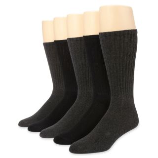 Dockers 5 pk. Cushioned Mens Socks, Black