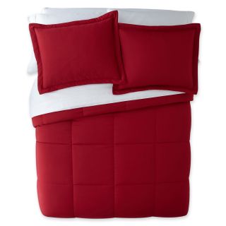 Stayclean Nanofibre Mini Comforter Set, Red