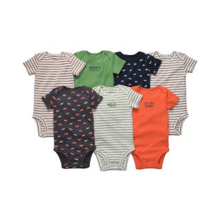 Carters 7 pk. Bodysuits   Boys newborn 24m, Assorted, Assorted, Boys