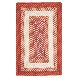 Montego Reversible Braided Indoor/Outdoor Square Rugs, Bonfire