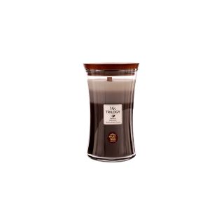 Woodwick Trilogy Warm Woods Candle, Gray