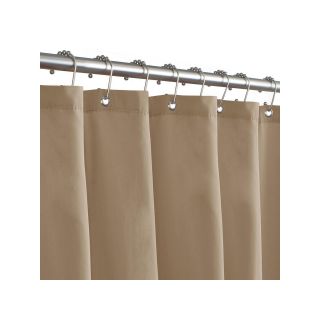 Maytex Microfiber Shower Curtain Liner, Linen
