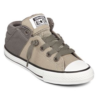 Converse All Star Chuck Taylor Boys Mid Sneakers, Old Silvr/charcoal, Old