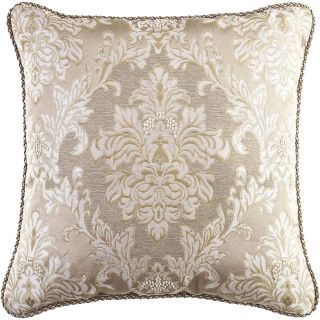 Croscill Classics Chantilly 18 Square Decorative Pillow, Almond