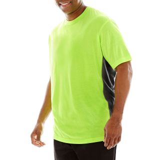 THE FOUNDRY SUPPLY CO. Athletic Colorblock Tee Big and Tall, Vivid Ylw/ Iron Ga,