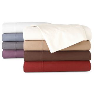 ROYAL VELVET 400tc Set of 2 Pinstripe Egyptian Cotton Sateen Pillowcases, Gray