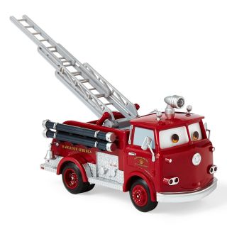 Disney Red 8 Pull Back Fire Truck