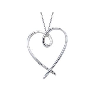 Bridge Jewelry Footnotes Sterling Silver Friendship Heart Pendant