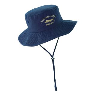 PANAMA JACK Washed Boonie Hat, Navy, Mens