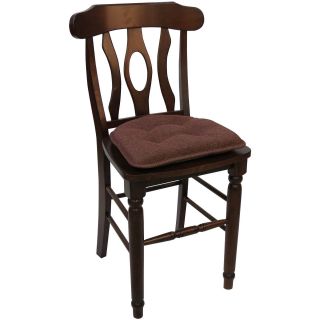 Klear Vu Thatcher 2 pk. Gripper Delightfill Chair Pads, Merlot