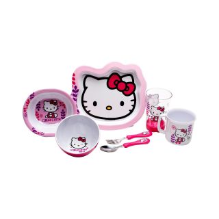 ZAK DESIGNS Hello Kitty Kids Dinnerware Collection, Girls