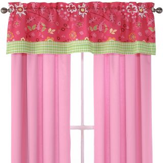 Millie Curtain Panel Pair, Pink, Girls