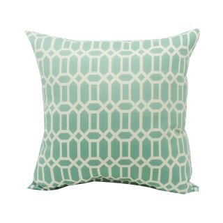 Rhodes Trellis Quartz Decorative Pillow, Aqua