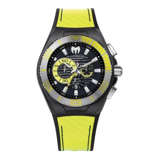 TECHNO MARINE TechnoMarine Cruise Locker Mens Yellow Strap Chronograph Watch