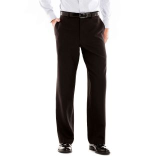 Louis Raphael Seasonal Flat Front Pants, Ebony, Mens