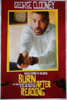 Burn After Reading Movie Poster George Clooney