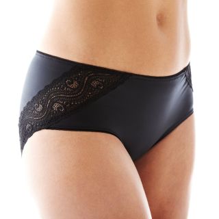 Ambrielle Tummy Smoothing High Cut Panties, Black