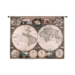 ART Old World Map Wall Tapestry
