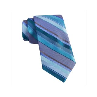 Van Heusen Slim Stripe Neckties, Aqua, Mens