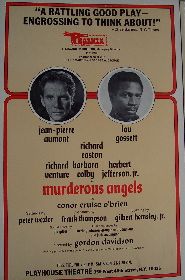 Murderous Angels (Original Broadway Theatre Window Card)