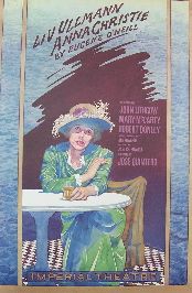 Anna Christie   Very Rare (Original Broadway Theatre Window Card)