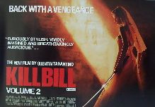 Kill Bill Volume 2   Regular (British Quad) Movie Poster