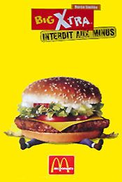 MCDONALDS© PROMOTIONAL POSTER BIG XTRA STYLE B (FRENCH ROLLED)